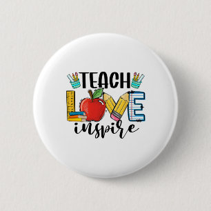 Leer Liefde Inspiratie T-shirt Grappige Ck Naar Sc Ronde Button 5,7 Cm