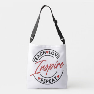 Leer Liefde Inspire Motivatie Crossbody Tas