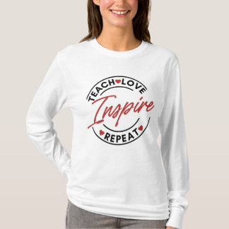 Leer Liefde Inspire Motivatie T-shirt