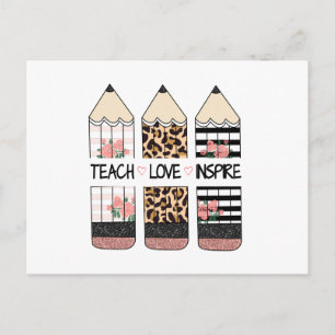 Leer Liefde Inspireren Citaat Briefkaart