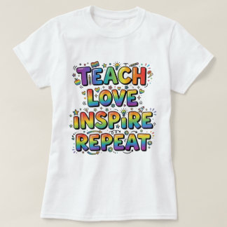 Leer Liefde Inspireren Herhaal Waardering voor Ler T-shirt