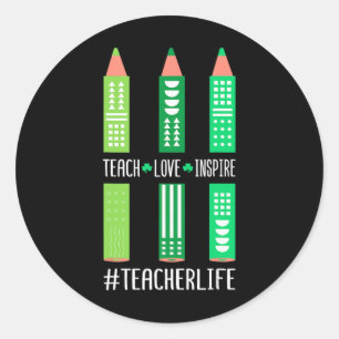 Leer Liefde Inspireren - Kinderdagverblijf Kindero Ronde Sticker