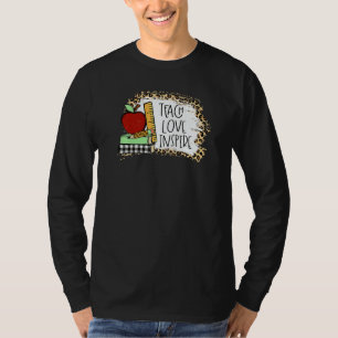 Leer Liefde Inspireren Luipaard Jachtluipaard Prin T-shirt