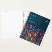 Leer Liefde Inspireren Marine Bloemen Dragonfly Planner (Display)