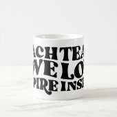 LEER LIEFDE INSPIREREN, MOOI CADEAU VOOR LERAREN KOFFIEMOK (Center)