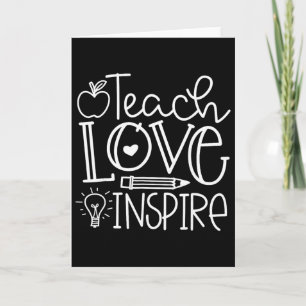 Leer Liefde Inspireren Retro Leraar Kinderen Ck Na Kaart