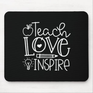 Leer Liefde Inspireren Retro Leraar Kinderen Ck Na Muismat
