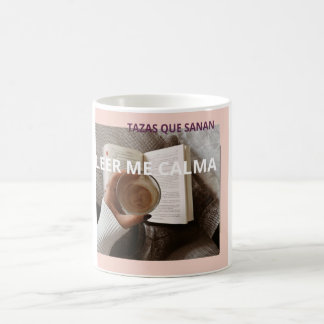 Leer Me Calma Café Libros Sanación Koffiemok
