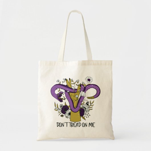 Leer me niet als feministe tote bag (Voorkant)