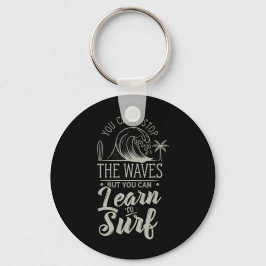 Leer naar Surf Sleutelhanger (Voorkant)