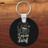 Leer naar Surf Sleutelhanger (Voorkant)