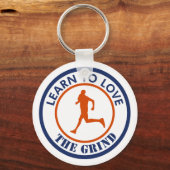 Leer om van de dagelijkse sleur te houden tijdens sleutelhanger (Voorkant)