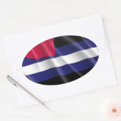 LEER PRIDE OVALE STICKER (Envelop)