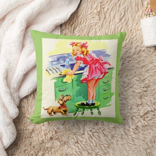 Leer Rover hoe de afwas moet worden afgewassen Kussen (Deken)