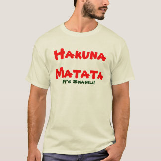 Leer Swahili spreken T-shirt