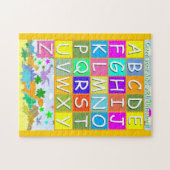 Leer uw ABC met Dinosauriërs A-Z-alfabet Legpuzzel (Horizontaal)
