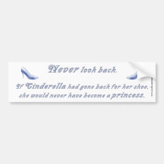 Leer van Cinderella's hoefijzer Bumpersticker (Voorkant)