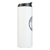 Leer van het kronkelen houden thermosbeker (Gedraaid links)