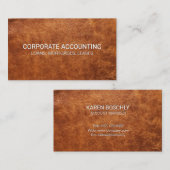 Leer Visitekaartje (Voorkant / Achterkant)