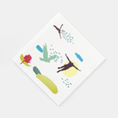 Leer vliegen servet (Hoek)