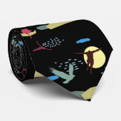 Leer vliegen stropdas (Opgerold)