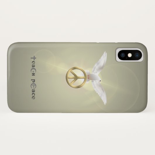 Leer vrede | Case-Mate iPhone case (Achterkant (horizontaal))