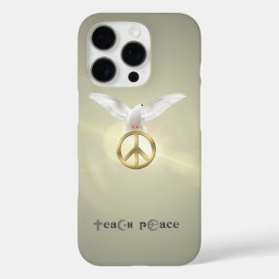 Leer Vrede iPhone 16 Pro Hoesje
