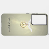 Leer vrede | samsung galaxy hoesje (Linkerkant)