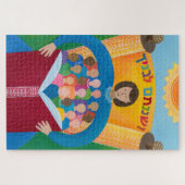 Leer ze goed naar uw kinderen legpuzzel (Horizontaal)