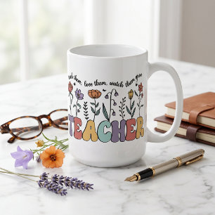 Leer ze, hou van ze, waardering voor leraren koffiemok