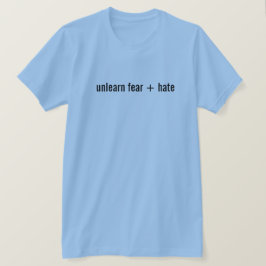 Leerangst + haat T-shirt
