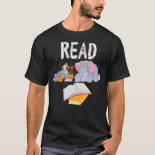 Leerbibliotheek Lees boek Club Piggie Elephant Pig T-shirt