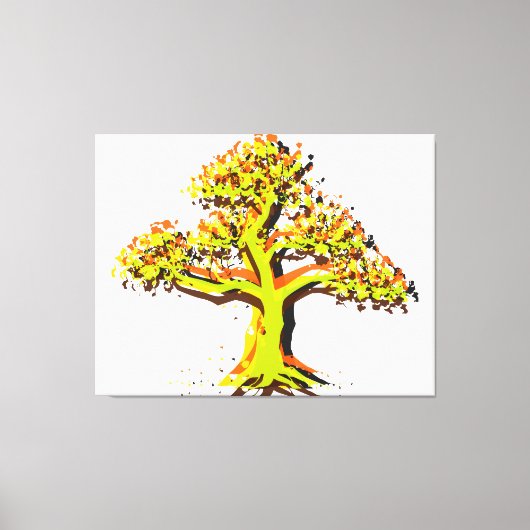 Leerboom Canvas Afdruk (Voorkant)