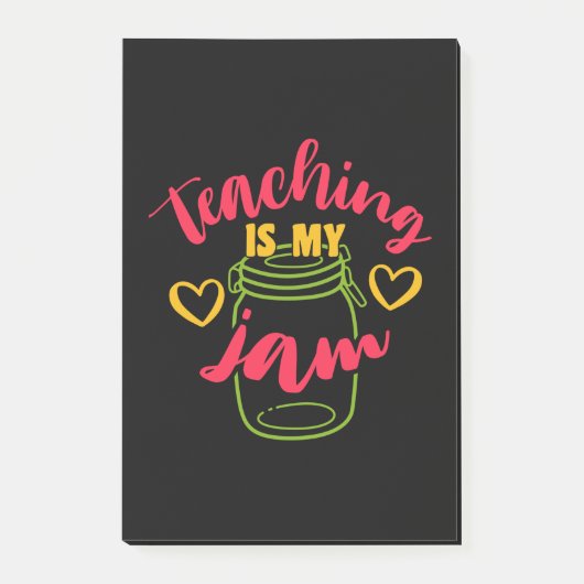 Leerdag doceren is mijn jam post-it® notes (Voorkant)