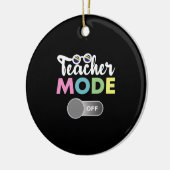 Leerermodus uit grappigheid Afgelopen dag schoolja Keramisch Ornament (Links)