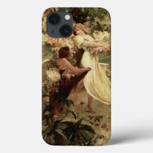 Leergeest van Alphonse Mucha iPhone 13 Hoesje