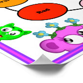 LEERKLEUREN MET PLANETPEEK-A-BOO POSTER (Hoek)