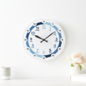 Leerklok - Beter in blauw Grote Klok (Huis)