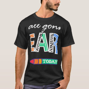 Leerkracht Zebra eerste schooldag jullie zullen al T-shirt