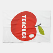 Leerkrachten Apple Theedoek (Horizontaal)