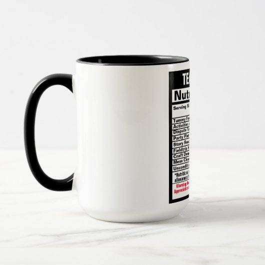 Leerkrachten Hulp Funny Gift Mok (Links)