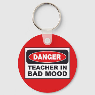 Leerkrachten in Bad Mood Sleutelhanger