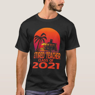 Leerkrachten in ruste van 2021: Sunset Beach T-shirt