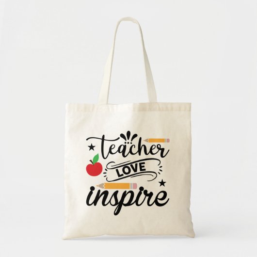 Leerkrachten Inspire Tote Bag (Voorkant)