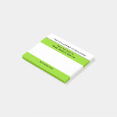 Leerkrachten, klasse, neemt Groene nota | Personal Post-it® Notes (Schuin)