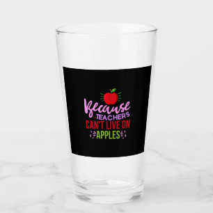 Leerkrachten kunnen niet op appels leven glas