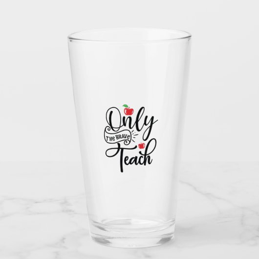 Leerkrachten maken alleen deel uit van de braveler glas (Voorkant)