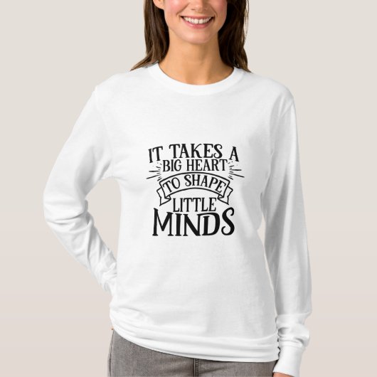 Leerkrachten maken kleine minden t-shirt (Voorkant)