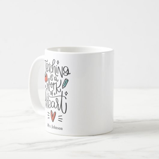 Leerkrachten mok Onderwijzen is een hartkloppend w (Voorkant links)