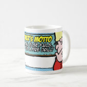 Leerkrachten Motto Koffiemok (Voorkant rechts)